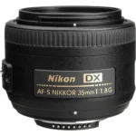 Nikon Af-S Dx Nikkor 35mm F/1.8G Prime Lens for Digital SLR Camera (Black)