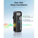 Hollyland Lark M1 Wireless Mic iPhone Android Smartphone External Microphone DSLR Camera Mic with Noise Cancellation 200m Transmission 8H Battery Life Dual Mic for YouTuber Record Live Stream(2TX+1RX) - Image 2
