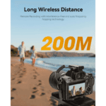 Hollyland Lark M1 Wireless Mic iPhone Android Smartphone External Microphone DSLR Camera Mic with Noise Cancellation 200m Transmission 8H Battery Life Dual Mic for YouTuber Record Live Stream(2TX+1RX) - Image 5