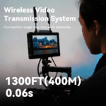 Hollyland Pyro 7 Wireless Transmitter & Receiver And 7 Inch Monitor, 3-in-1,1300ft (400m) Los Range and 0.06s Latency, Auto Dual-Band Hopping (ADH),Solo Kit - Image 4