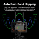 Hollyland Pyro 7 Wireless Transmitter & Receiver And 7 Inch Monitor, 3-in-1,1300ft (400m) Los Range and 0.06s Latency, Auto Dual-Band Hopping (ADH),Solo Kit - Image 6