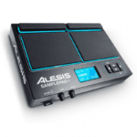 Alesis SamplePad 4 | Compact Percussion and Sample Triggering Instrument with Velocity Sensitive Pads, Drum Sounds and SD/SDHC Card Slot (Black)