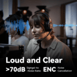 Hollyland Solidcom SE Full Duplex 4-Users ENC Noise Cancellation Wireless Intercom Headset System 1100ft Team Communication with PTT Mute Single Ear Headset for TV Film Production (Global Version) - Image 3